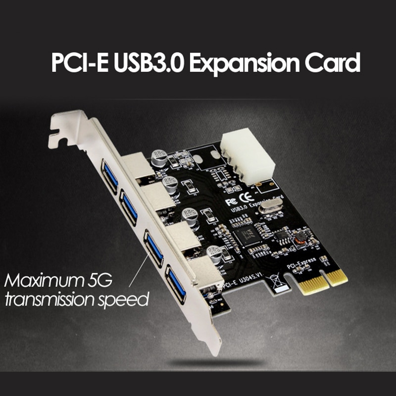 UTHAI 4-Ʈ USB 3.0 PCI-e Ȯ ī PCI Express P..